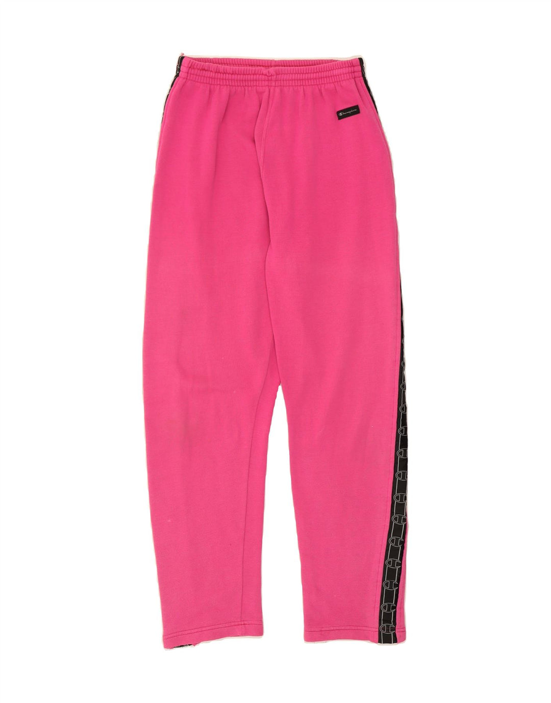 CHAMPION Womens Graphic Full Tracksuit UK 12 Medium  Pink Colourblock Vintage Champion and Second-Hand Champion from Messina Hembry 