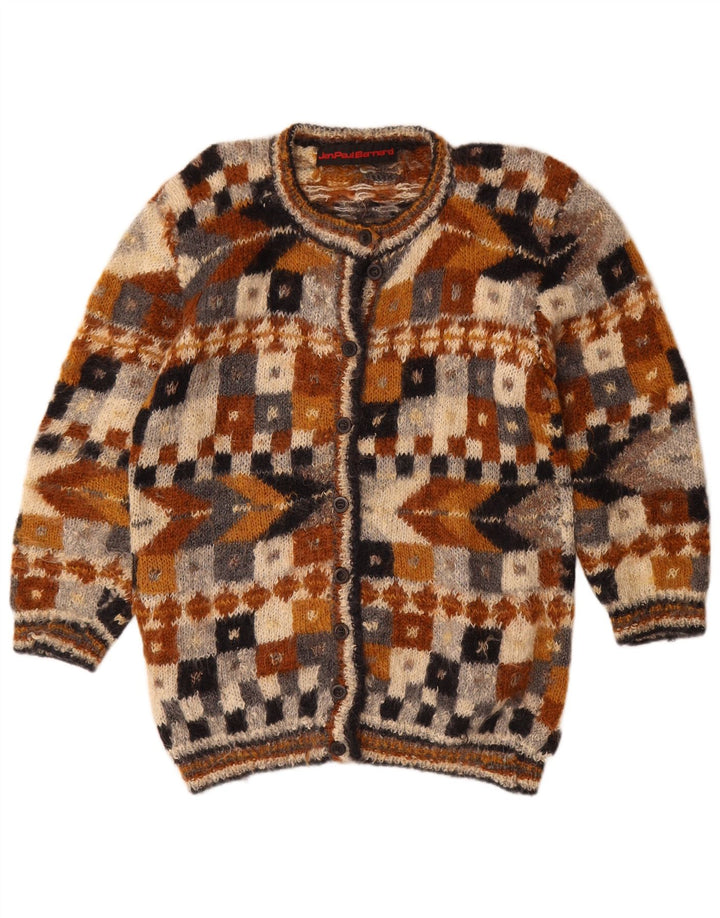 Maglione cardigan da donna Jan Paul Barnard UK 14 grande multicolore
