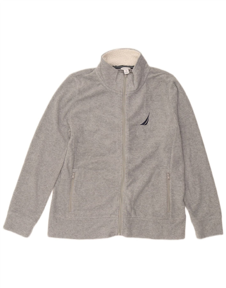 Giacca in pile da donna NAUTICA UK 14 Poliestere grigio medio