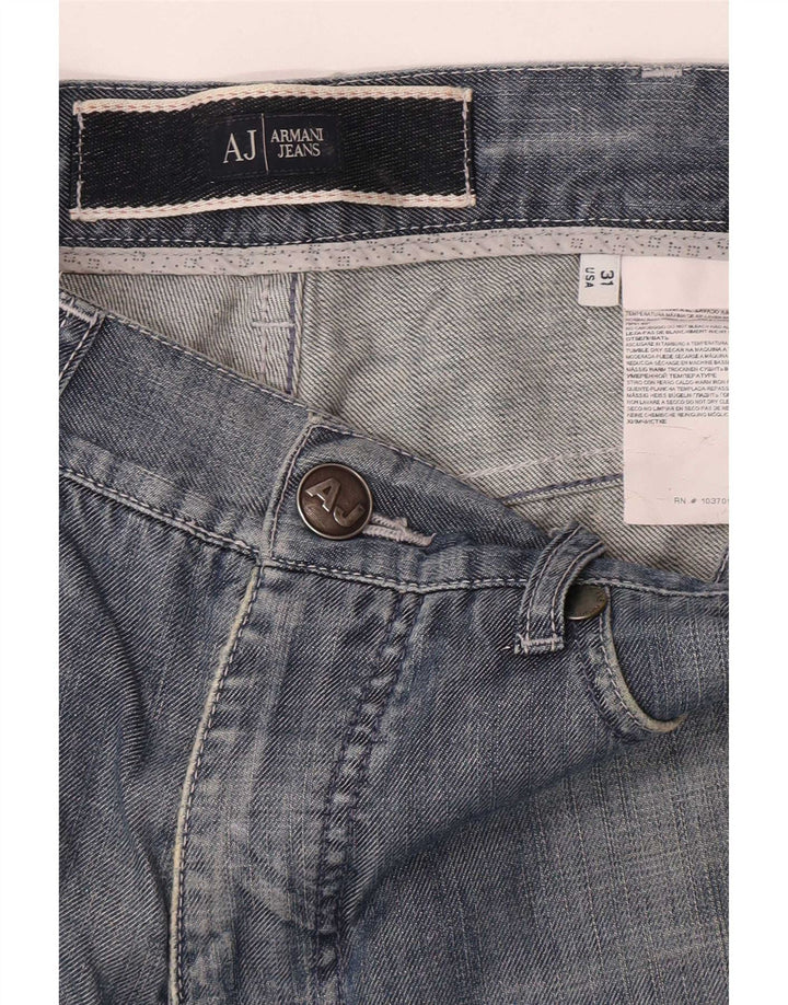 Jeans dritti da uomo Armani W31 L28 Blu