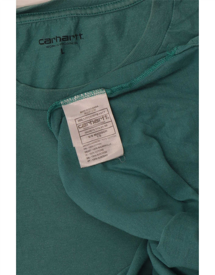T-shirt Carhartt Madison da uomo grande in cotone verde