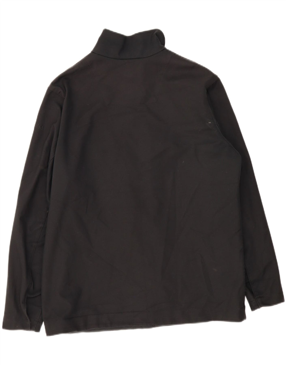 COLUMBIA Mens Windbreaker Jacket UK 40 Large Black Polyester Vintage Columbia and Second-Hand Columbia from Messina Hembry 