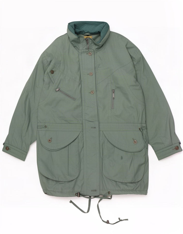 Cappotto imbottito oversize da donna Scherer UK 12 Poliestere verde medio