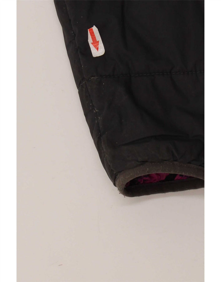 Giacca reversibile con cappuccio The North Face per ragazze 9-10 anni media nera