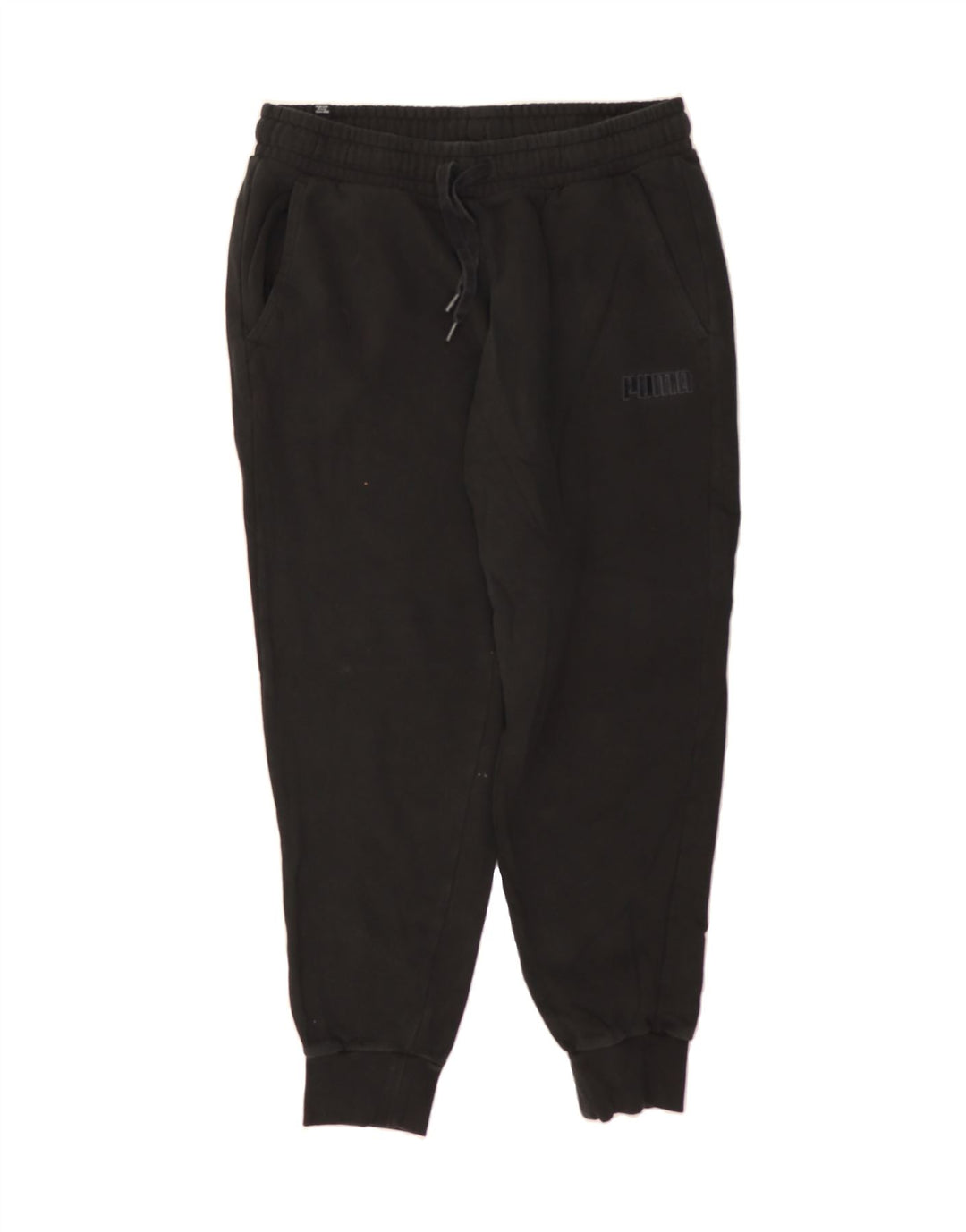 PUMA Mens Tracksuit Trousers Joggers Large  Black Vintage Puma and Second-Hand Puma from Messina Hembry 