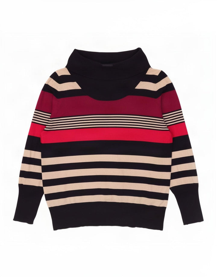 Maglione maglione a collo alto da donna Marks & Spencer UK 20 2XL multicolore
