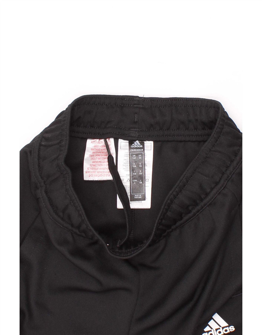 Pantaloni della tuta Adidas Aeroready da ragazzo 5-6 anni in poliestere nero