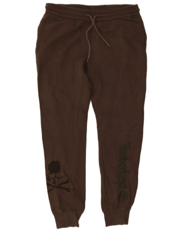 Pantaloni da tuta con grafica da uomo Timberland Joggers grandi in cotone marrone