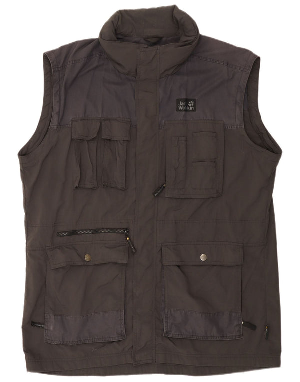 Gilet multiuso da uomo Jack Wolfskin UK 50 3XL Poliammide color block grigio