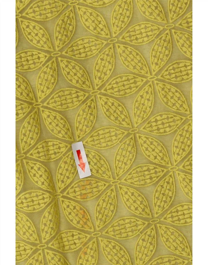 Top camicetta senza maniche da donna Max & Co. UK 10 piccolo giallo floreale