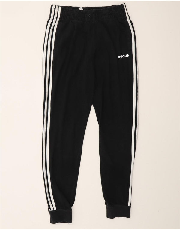 Pantaloni da tuta da donna ADIDAS Joggers UK 8/10 piccoli cotone nero