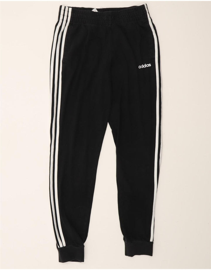 Pantaloni da tuta da donna ADIDAS Joggers UK 8/10 piccoli cotone nero