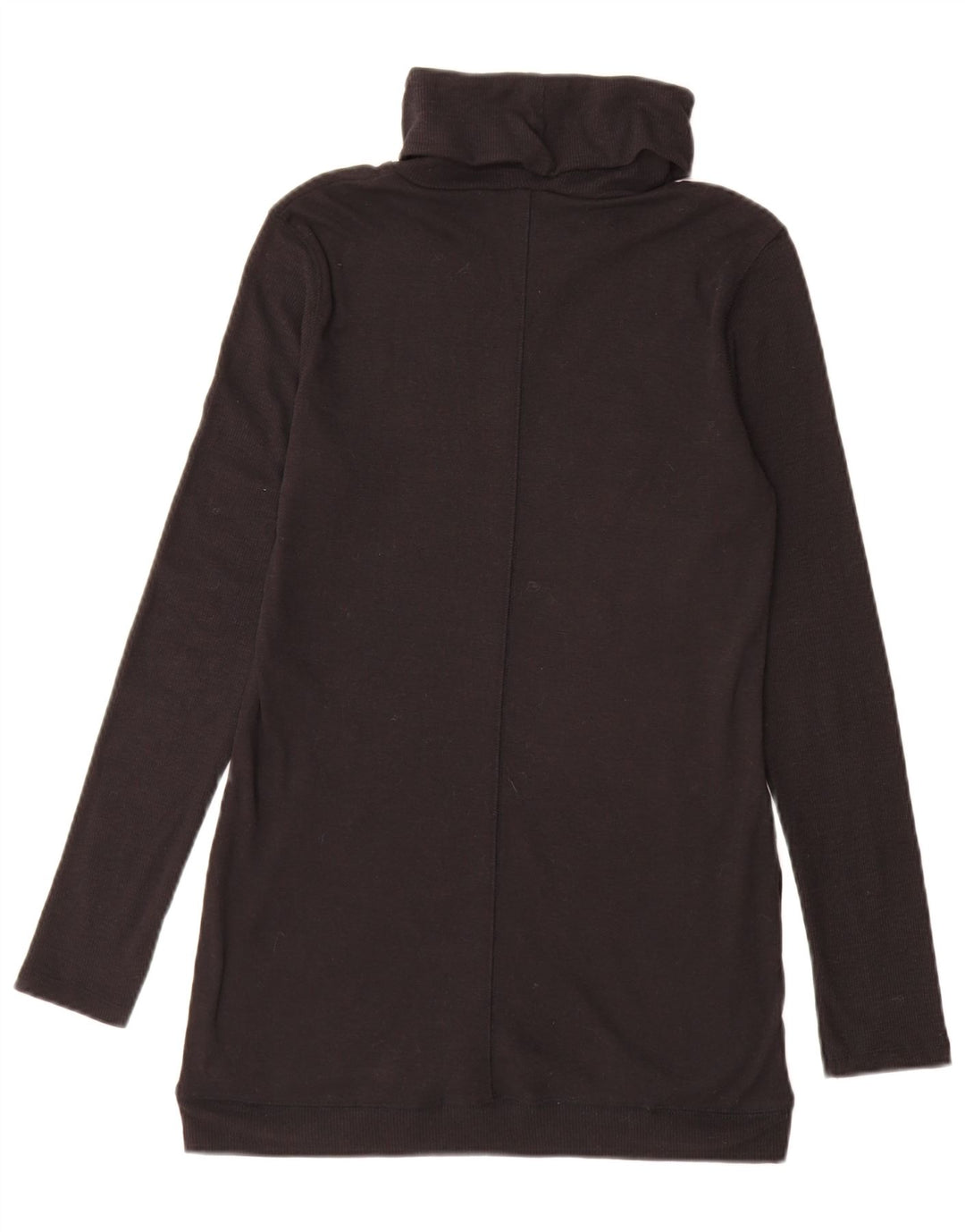 Maglione maglione a collo alto Marks & Spencer da donna UK 10 piccolo nero