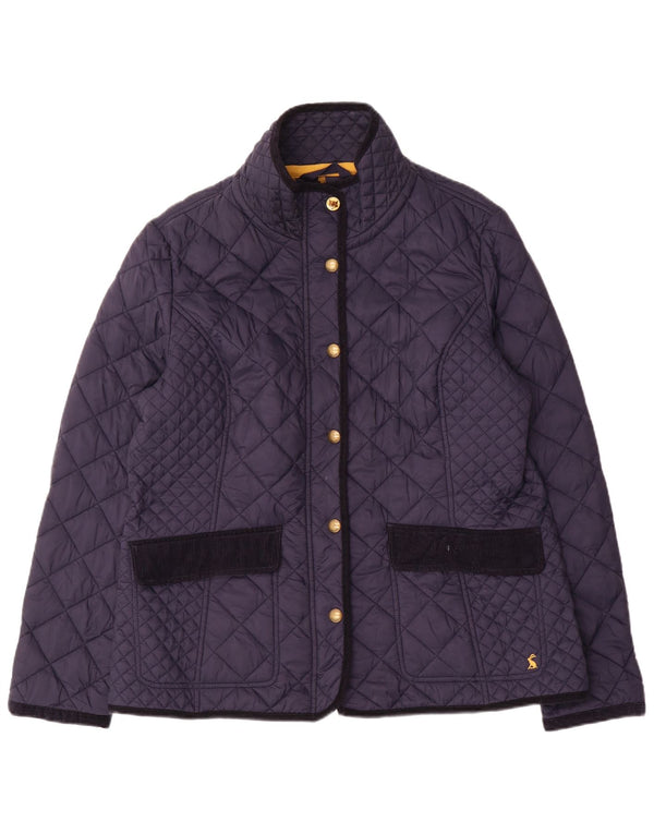 Giacca trapuntata da donna Joules UK 18 XL blu navy in poliammide