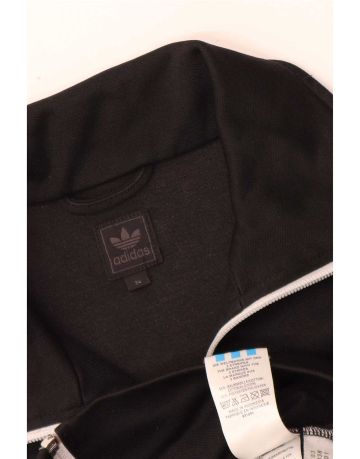 Giacca da ginnastica da donna Adidas EU 34 XS cotone nero