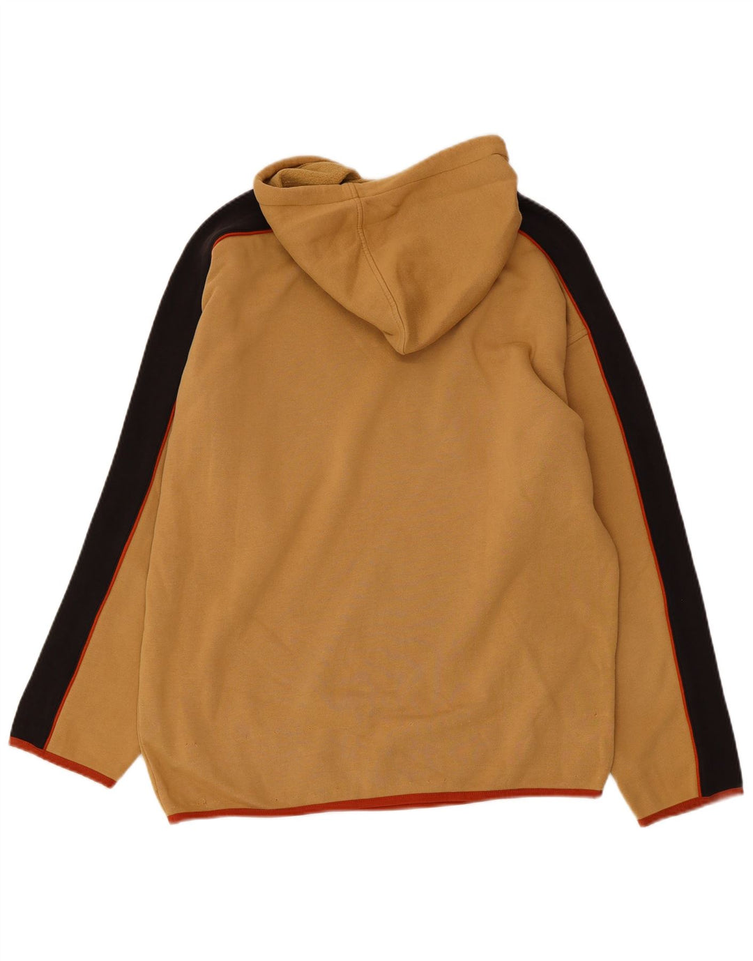 Maglione con cappuccio da uomo FILA in cotone color block beige medio
