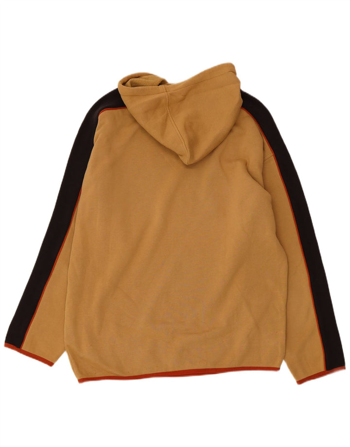 Maglione con cappuccio da uomo FILA in cotone color block beige medio