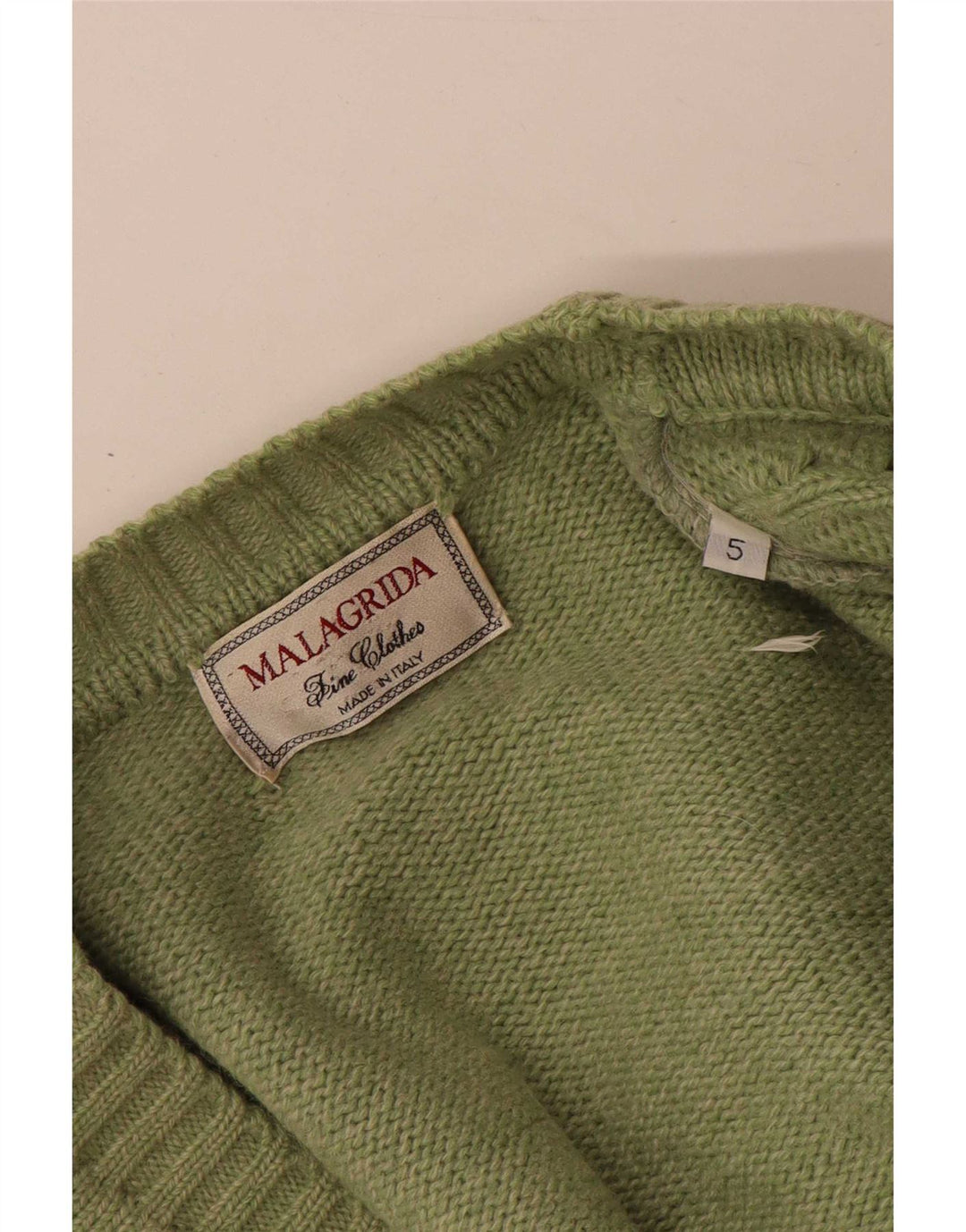 Maglione cardigan da uomo Malagrida verde medio