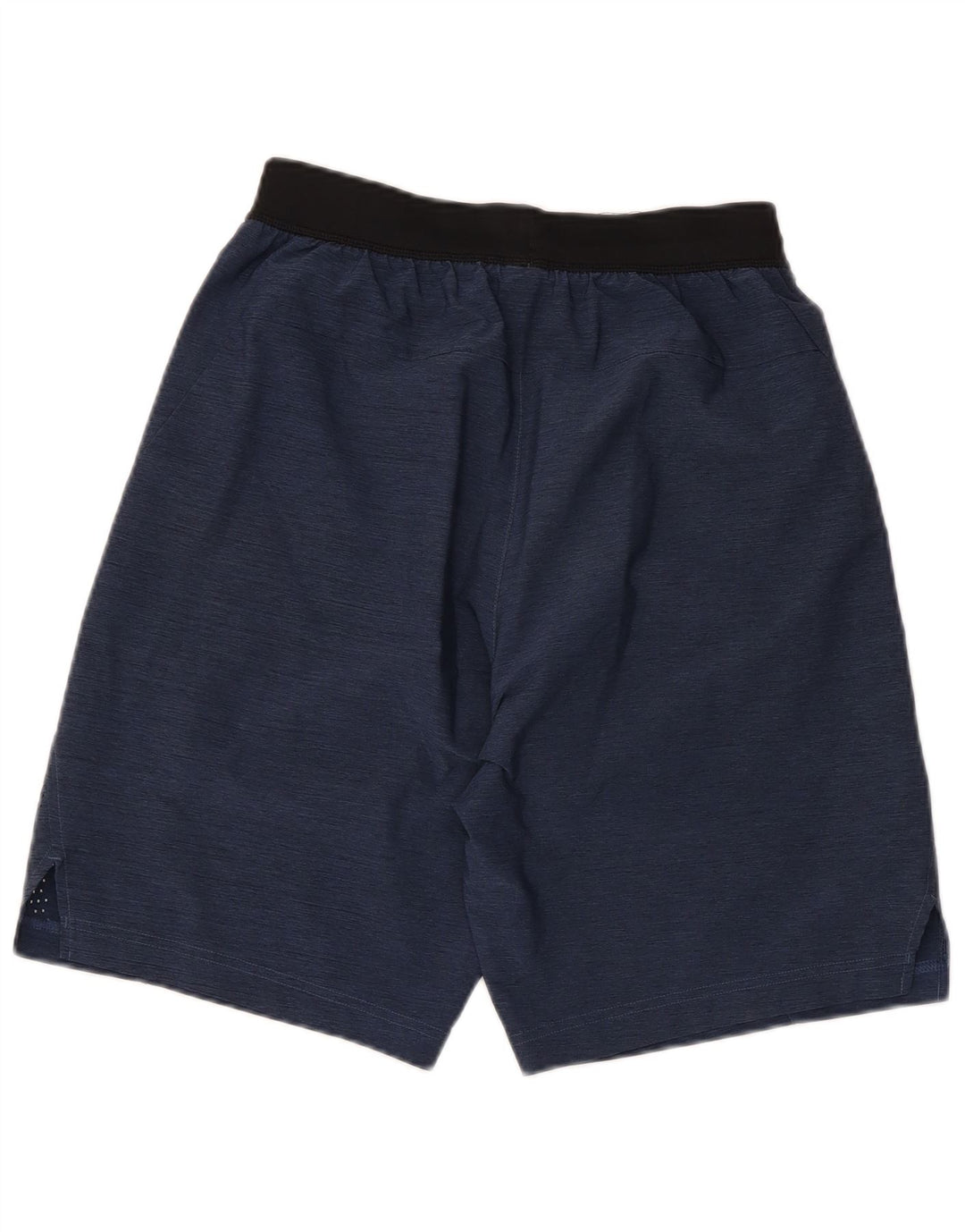 Pantaloncini sportivi Adidas da uomo piccoli in poliestere color block blu navy