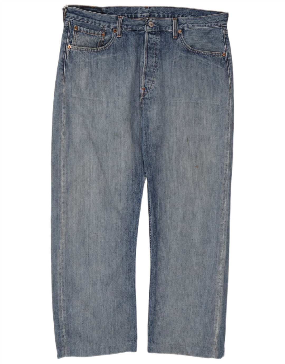 Levi's Uomo 501 Jeans dritti W38 L27 Blu
