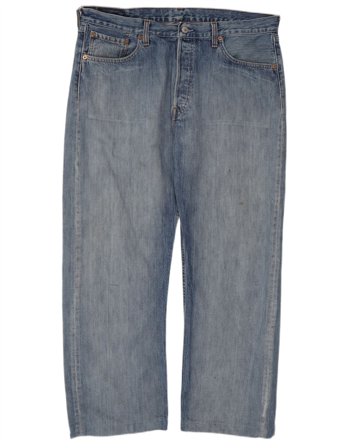 Levi's Uomo 501 Jeans dritti W38 L27 Blu