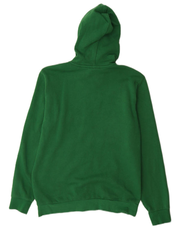 Maglione con cappuccio e zip grafica Champion per ragazzi 13-14 anni XL in cotone verde