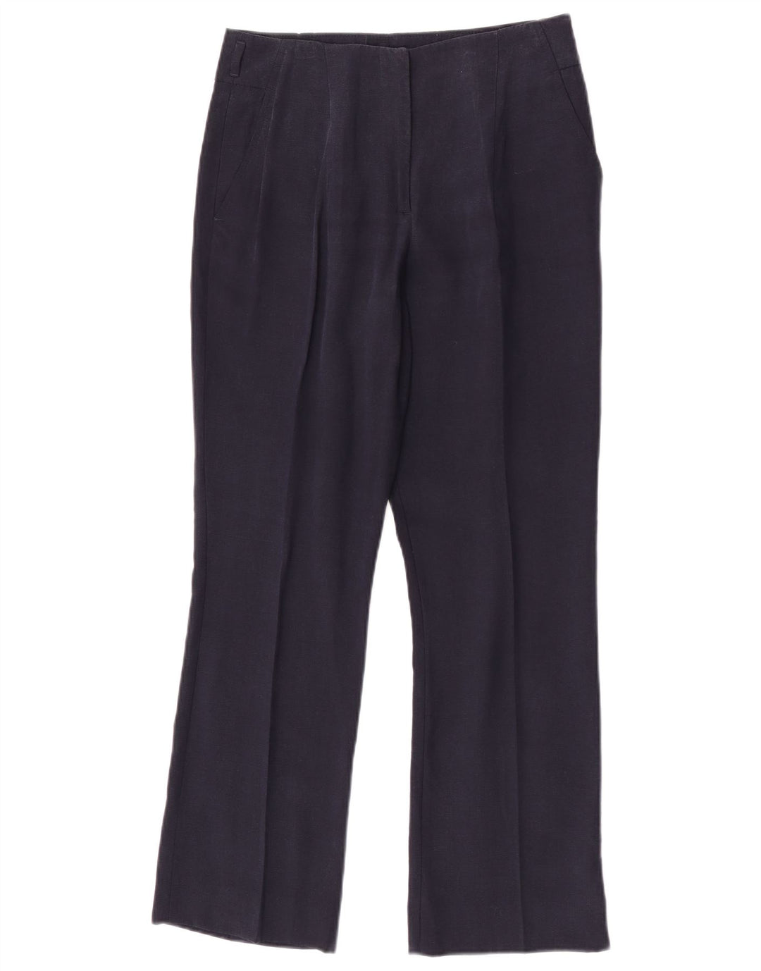 Pantaloni chino dritti da donna Zara medi W28 L28 blu navy