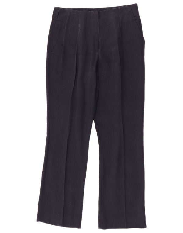 Pantaloni chino dritti da donna Zara medi W28 L28 blu navy