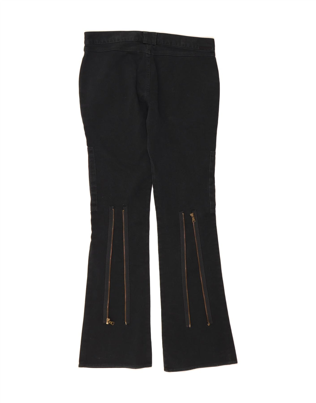 CALVIN KLEIN Womens Bootcut Cargo Trousers W31 L34 Black Cotton Vintage Calvin Klein and Second-Hand Calvin Klein from Messina Hembry 