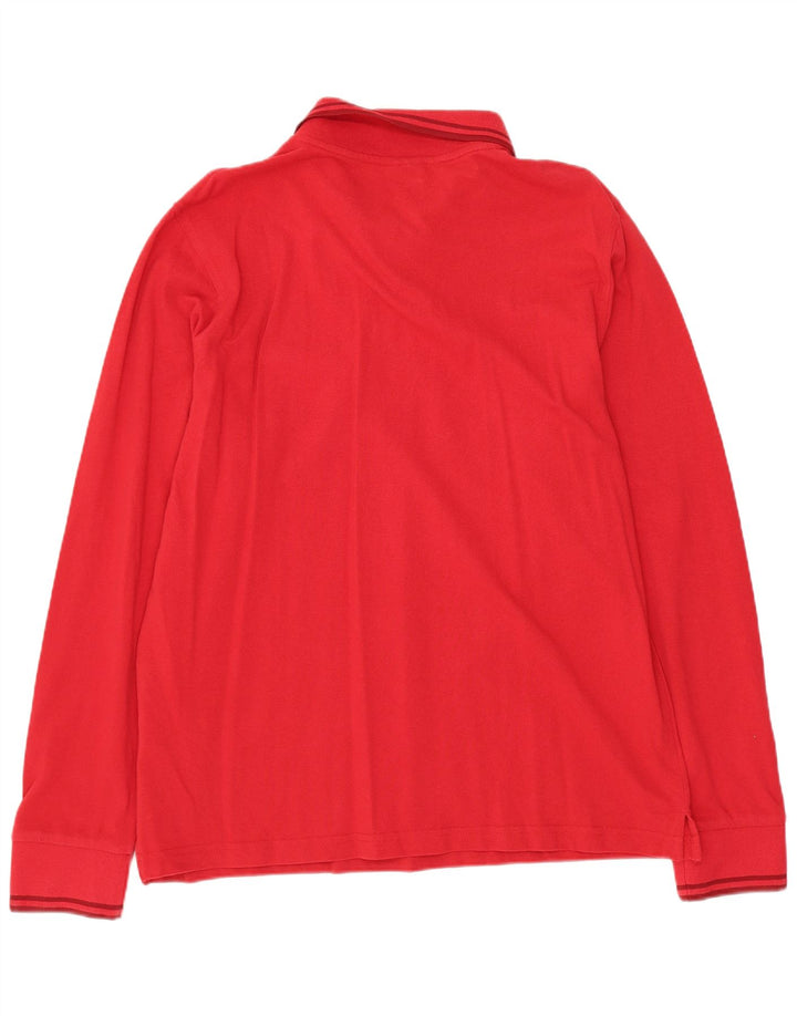 Polo da uomo a maniche lunghe LOTTO grande rossa