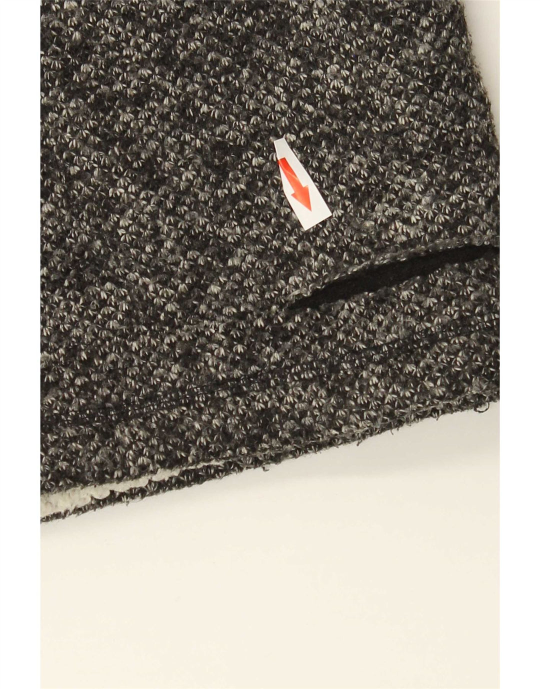 Felpa da donna con collo con zip Orvis, maglione, UK 14, poliestere screziato grigio medio