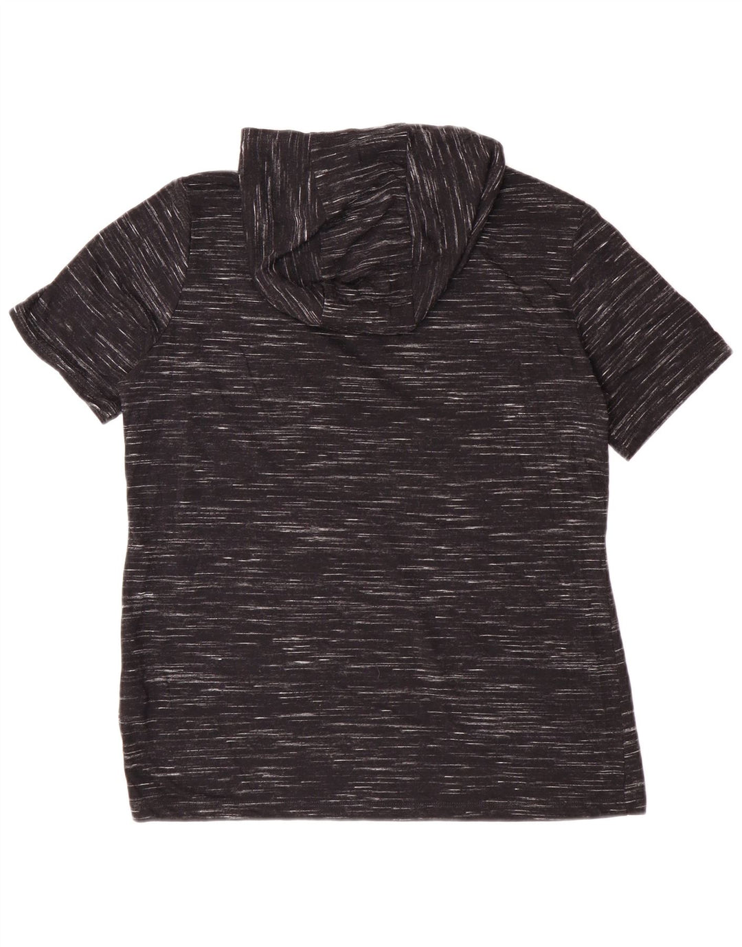 T-shirt con cappuccio da donna Nike Top UK 14 poliestere medio nero screziato
