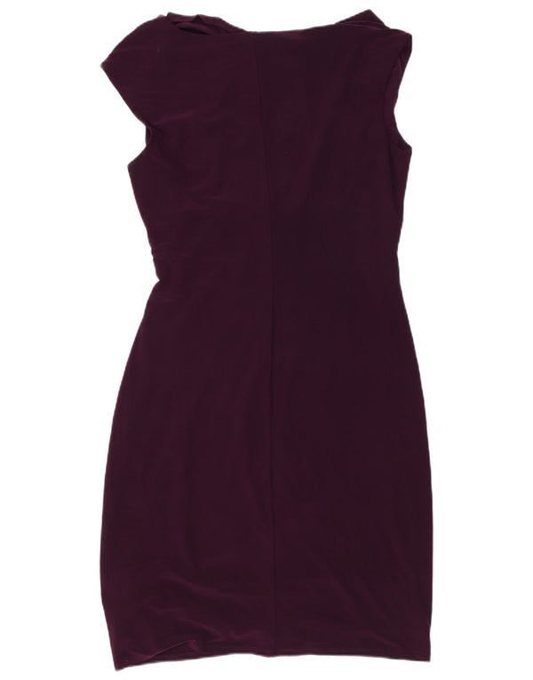 Abito aderente da donna Ralph Lauren US 14 XL poliestere viola