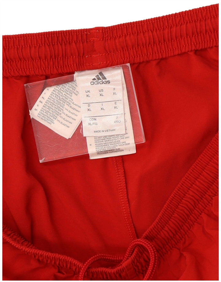 Pantaloncini sportivi da uomo Adidas XL rosso poliestere