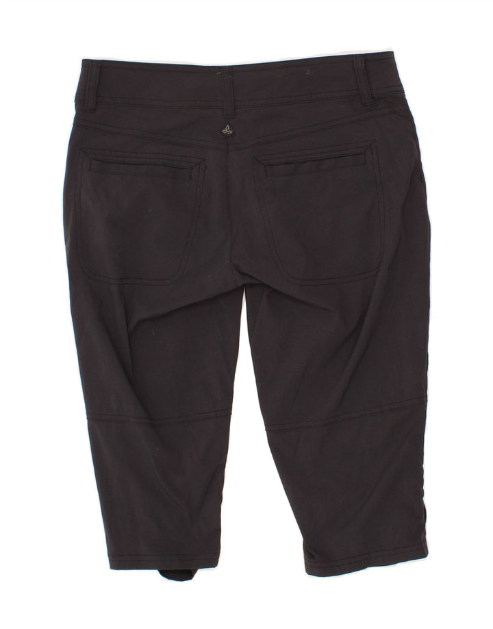 PRANA Womens Bermuda Shorts US 4 Small W30 Black Nylon Vintage Prana and Second-Hand Prana from Messina Hembry 