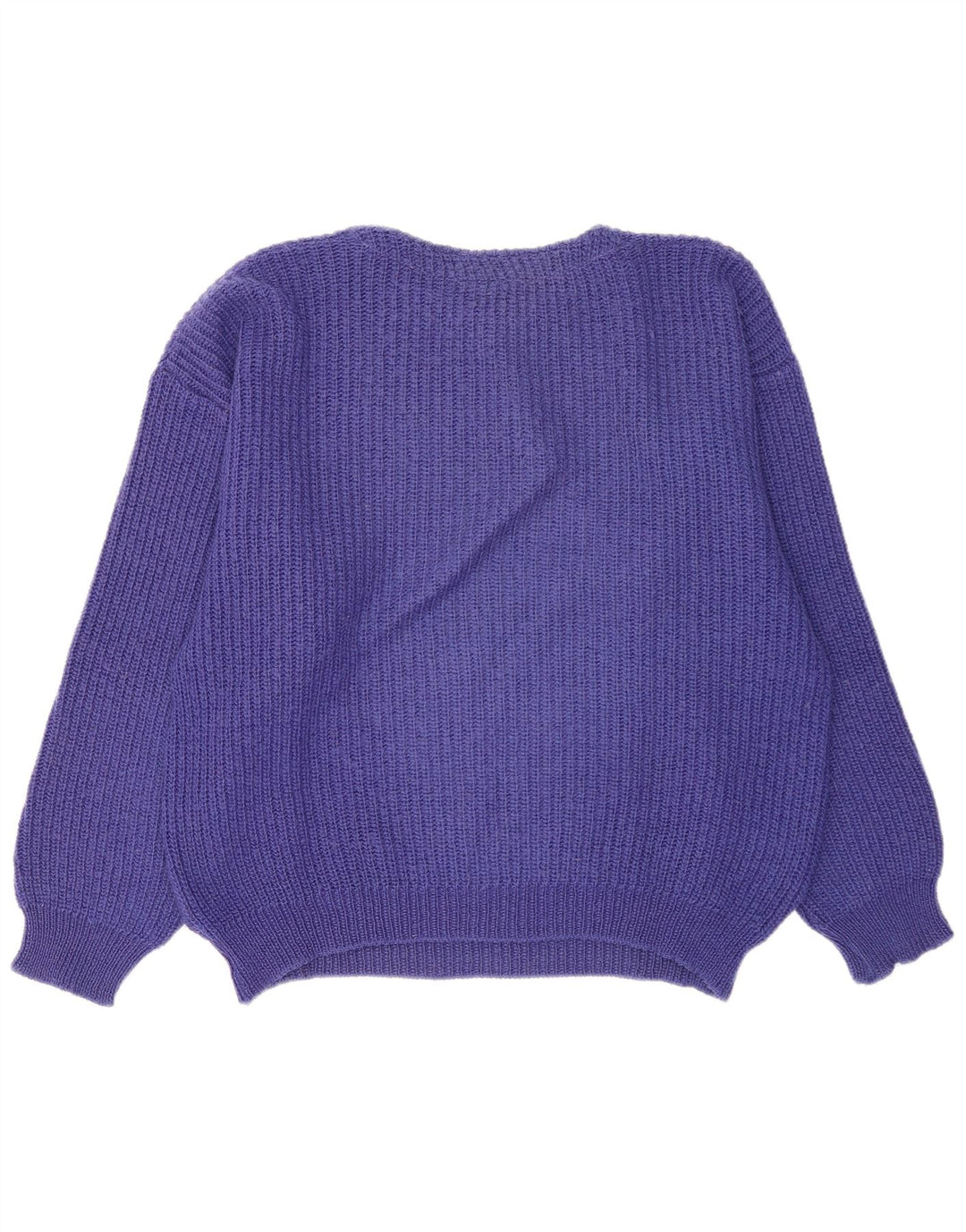 Piu Verona Maglione girocollo oversize da uomo IT 50 Viola medio