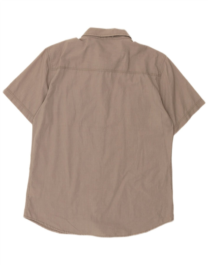 Camicia Levi's da uomo a maniche corte vestibilità standard, grande in cotone grigio