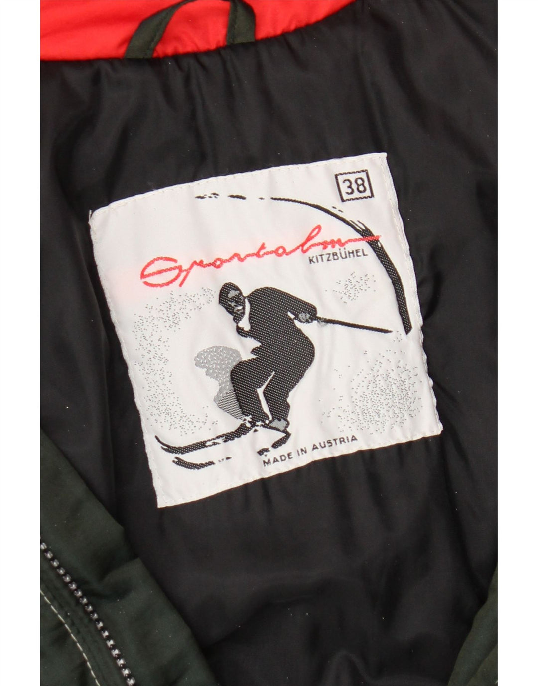 Giacca da sci oversize grafica da donna Sportalm EU 38 Verde medio floreale
