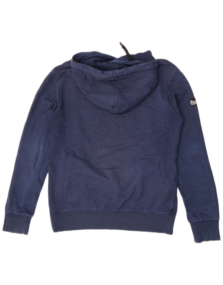 Felpa con cappuccio da uomo Superdry XL in cotone blu