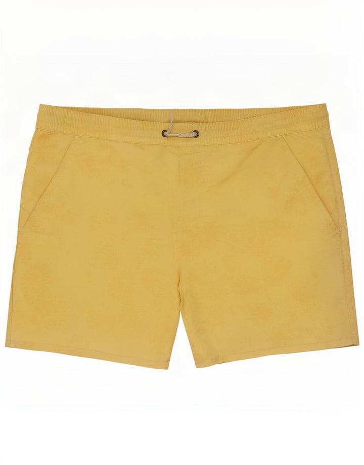 Pantaloncini da bagno da uomo Timberland medio giallo poliestere