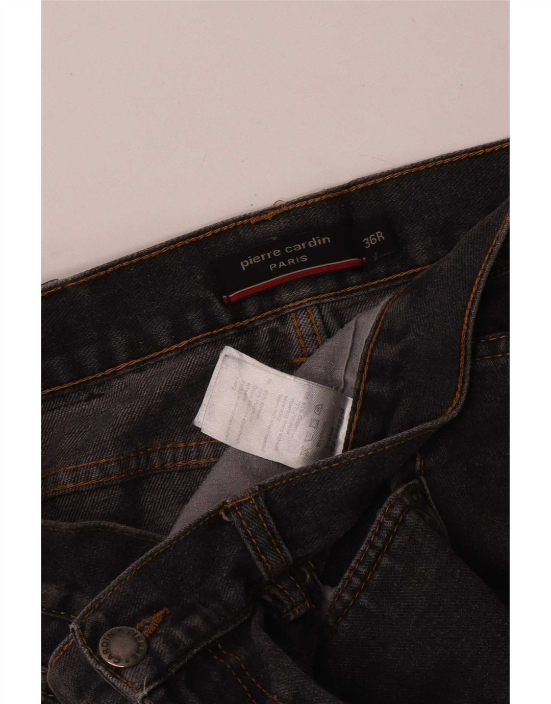 Jeans dritti da uomo Pierre Cardin W36 L30 cotone grigio