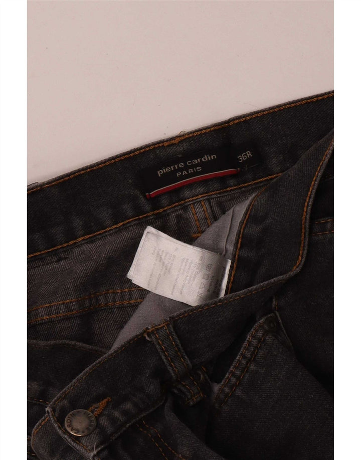 Jeans dritti da uomo Pierre Cardin W36 L30 cotone grigio