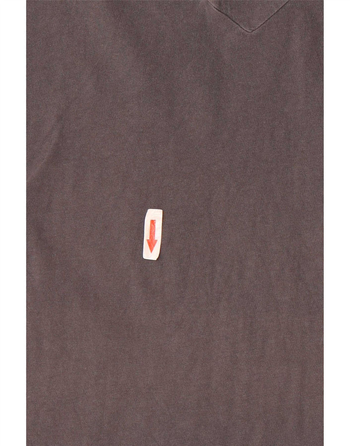 Levi's Maglietta grafica da uomo a maniche lunghe in cotone grigio piccolo