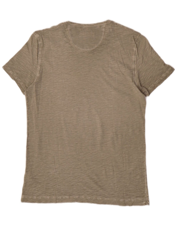 Liu Jo T-shirt Uomo Top Large Verde Cotone