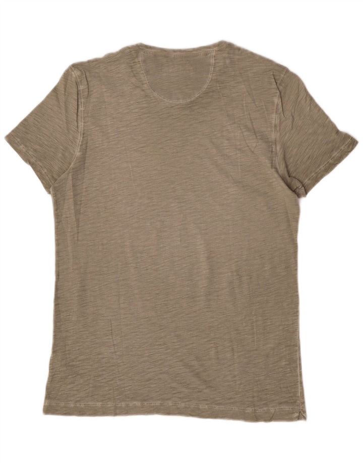 Liu Jo T-shirt Uomo Top Large Verde Cotone