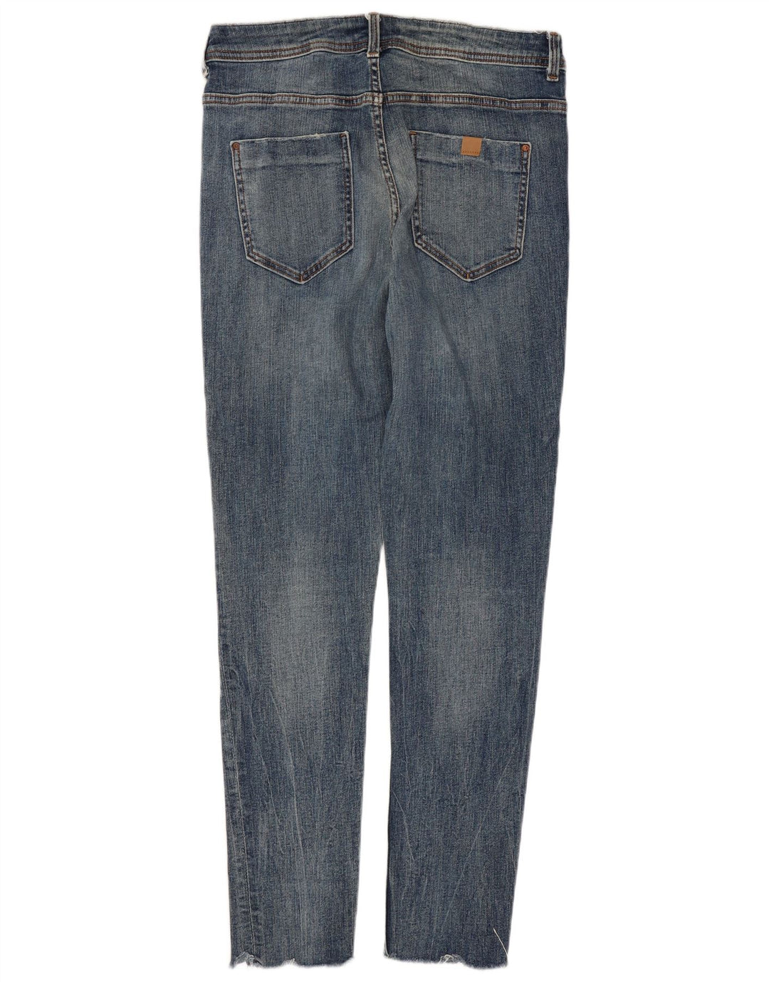 Jeans skinny effetto invecchiato Zara da donna EU 40 medio W30 L28 blu