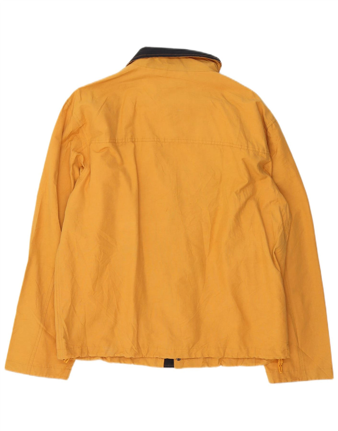 Giacca antipioggia vintage da uomo UK 42 XL in nylon giallo