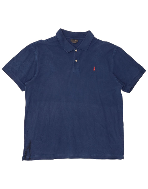 Polo da uomo MARLBORO CLASSICS 2XL cotone blu navy