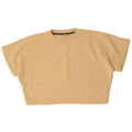 T-shirt corta oversize da donna Fila, taglia UK 14, cotone beige medio