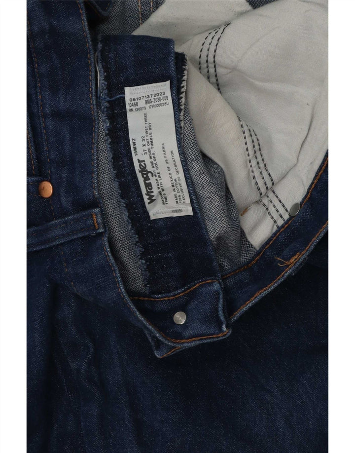 Jeans dritti da uomo Wrangler W37 L32 cotone blu